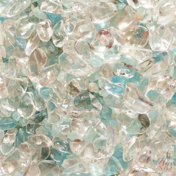 Edelstein Wasserstab „Kommunikation und Ausdruck“ Aquamarin & Bergkristall