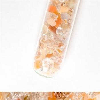 Edelstein Wasserstab „Harmony und Ausgeglichenheit“ Mondstein & Bergkristall