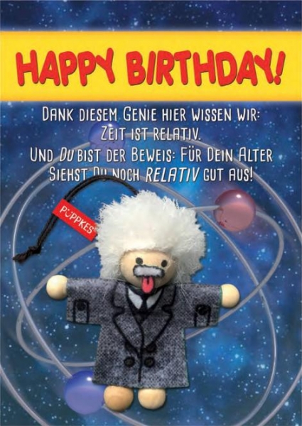 Geburtstags-Einstein Püppkes