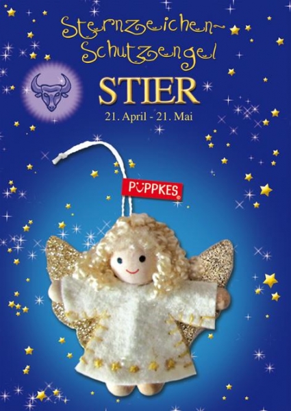 Stier Sternzeichen Schutzengel-Püppkes 21.04. - 20.05.