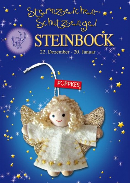 Steinbock Sternzeichen Schutzengel-Püppkes 22.12. - 20.01.
