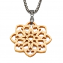 Fine Amulette Holz „Mandala“ Zirbe