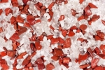 Edelstein Wasserstab „Entschlackung“ Jaspis rot Bergkristall und Magnesit